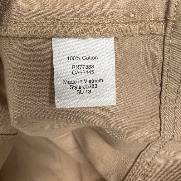 NEW - J Crew Jacket Women’s Size Small Khaki Beige Cotton Safari Utility Shirt - Picture 8 of 9